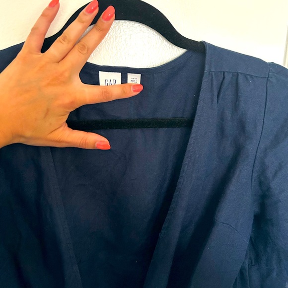 Linen wrap dress - Picture 3 of 5